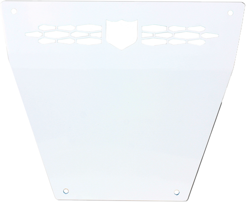 FRONT RACE SKID PLATE WHITE POL