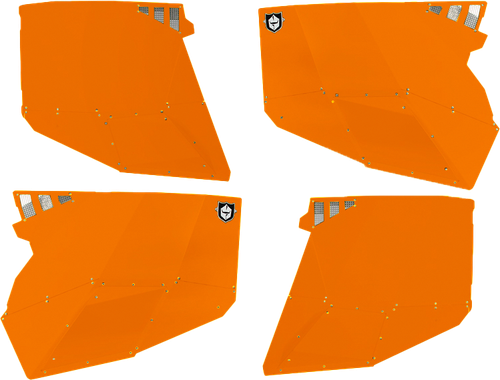 STEALTH DOOR ALLUMINUM SKINS ORANGE POL