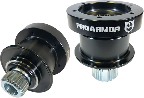 QUICK RELEASE STEERING WHEEL HUB BLACK