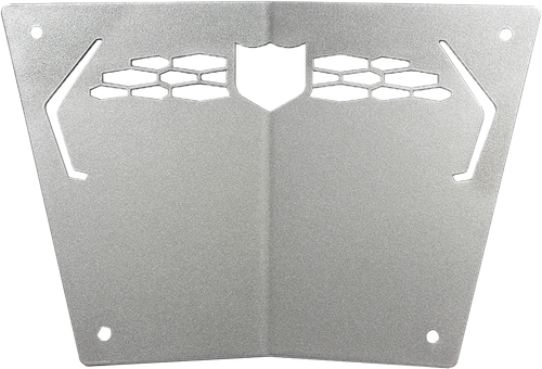 FRONT SPORT BUMPER SKID PLATE SPARKLE SILVER METALLIC