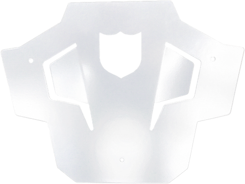 REAR SPORT BUMPER SKID PLATE WHITE