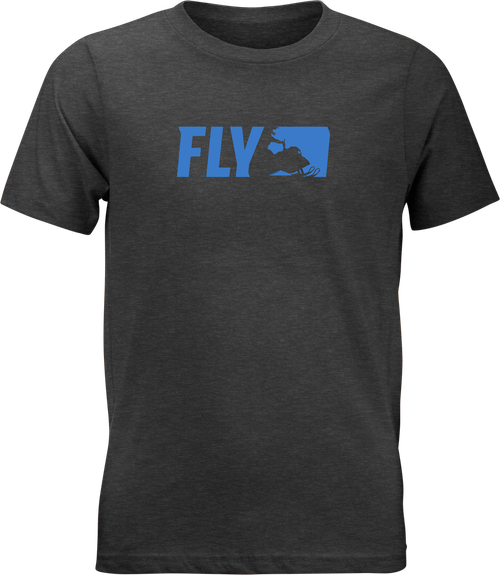 FLY YOUTH PRIMARY TEE CHARCOAL YM