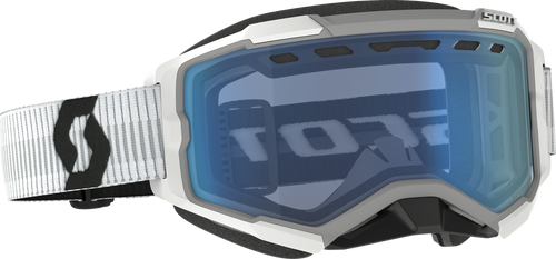 FURY GOGGLE SNOW CROSS WHITE W/BLUE