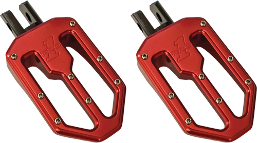 PRO ONE M8 PEG MOTO V2 RED ANODIZE
