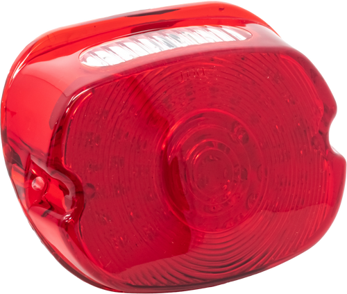 SLANTBACK LOW LED TAILIGHT RED LENSE