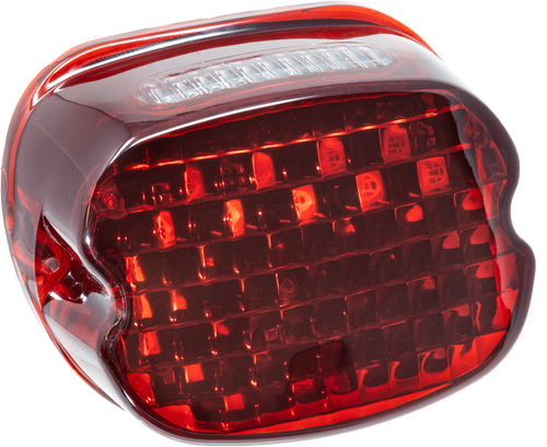 SLANTBACK LED TAILIGHT RED LENSE
