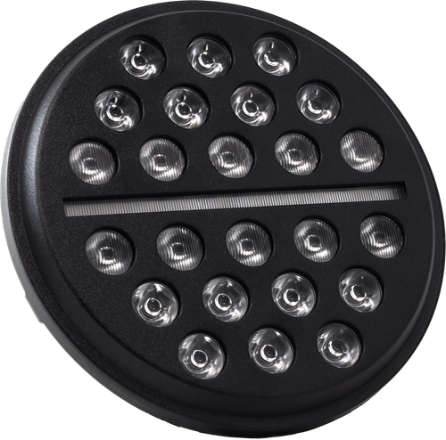 7" LED BUCKSHOT MINI-MULTI BLACK W/ MNT ADAPTER