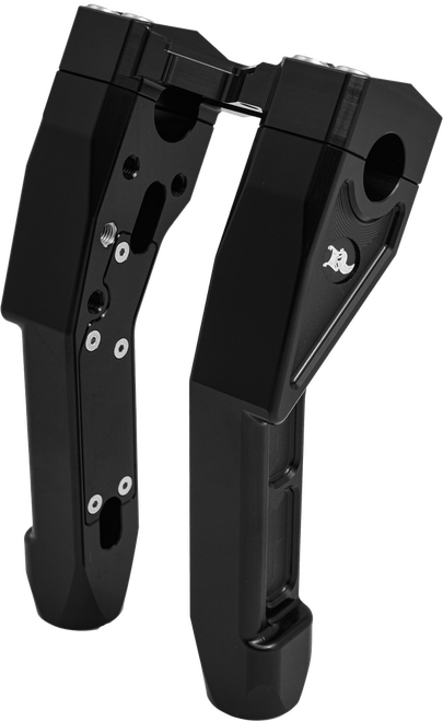 NL 1-1/8" X-RISER 8" PULL BACK BLACK