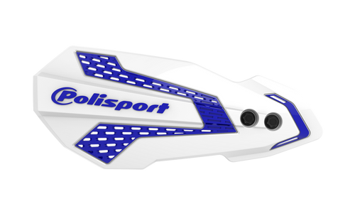 MX FLOW HANDGUARDS WHITE/BLUE