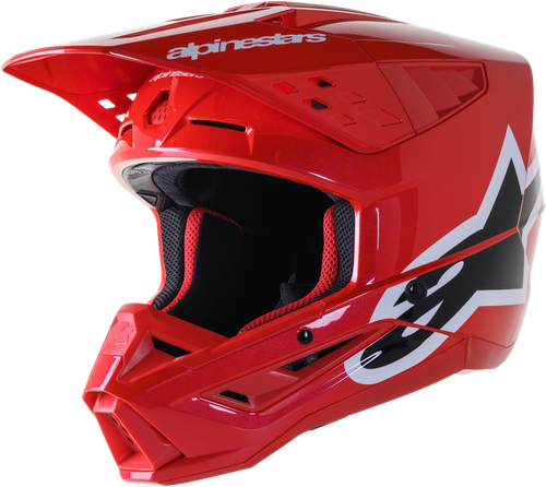 S-M5 CORP HELMET BRIGHT RED GLOSSY SM