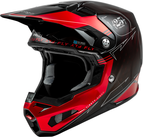 YOUTH FORMULA S CARBON LEGACY HELMET RED CARBON/BLACK YL