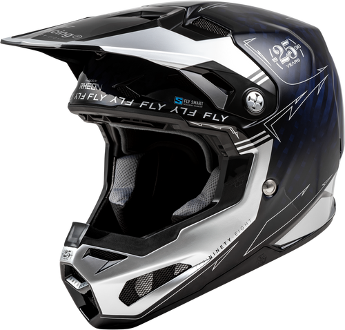YOUTH FORMULA S CARBON LEGACY HELMET BLUE CARBON/SILVER YL