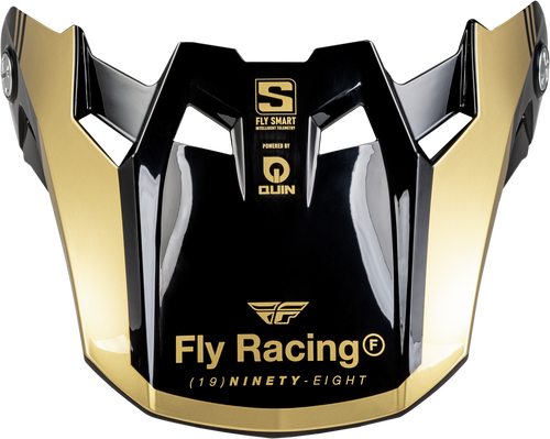 FORMULA S CARBON LEGACY VISOR BLACK/GOLD YL/SM