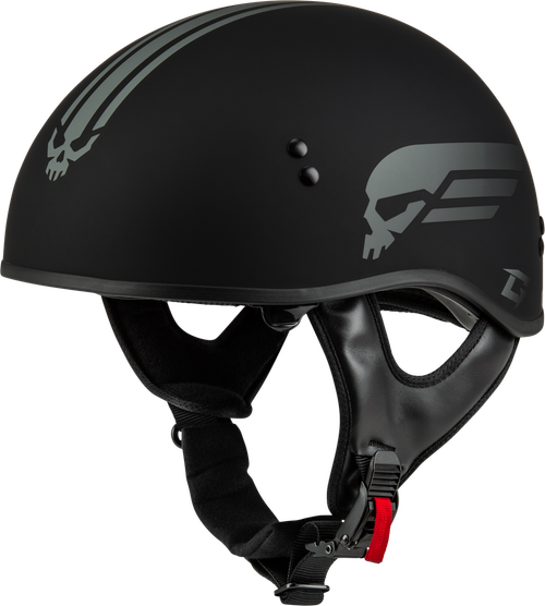 HH-65 RETRIBUTION HELMET MATTE BLACK/SILVER MD
