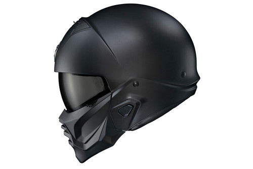 COVERT 2 OPEN-FACE HELMET MATTE BLACK 2X