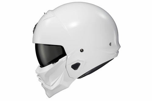 COVERT 2 OPEN-FACE HELMET GLOSS WHITE  LG