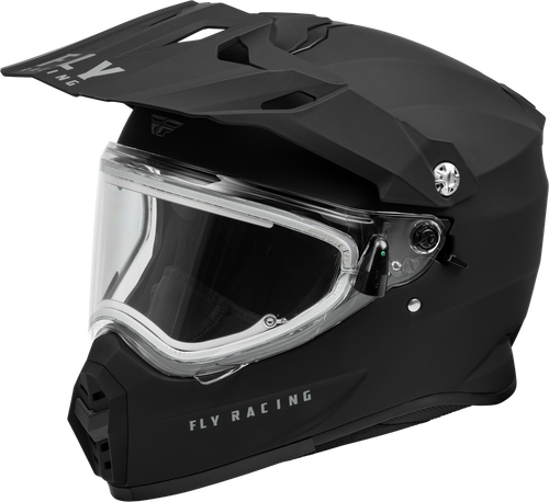 TREKKER CW SOLID HELMET ELEC SHLD MATTE BLACK XS