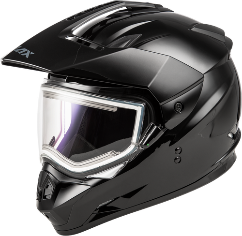 GM-11S SNOW HELMET W/ ELECTRIC SHIELD BLACK 3X