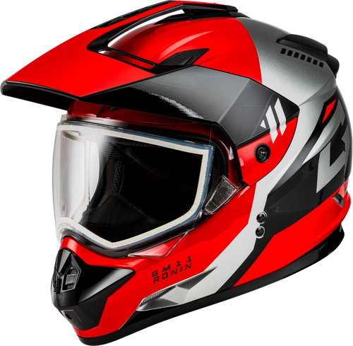 GM-11S RONIN SNOW HELMET BLACK/RED XS