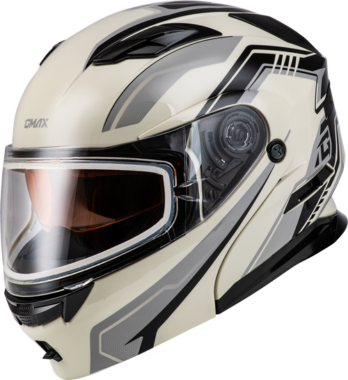 MD-01S TRANSISTOR SNOW HELMET WHITE/GREY/BLACK 2X