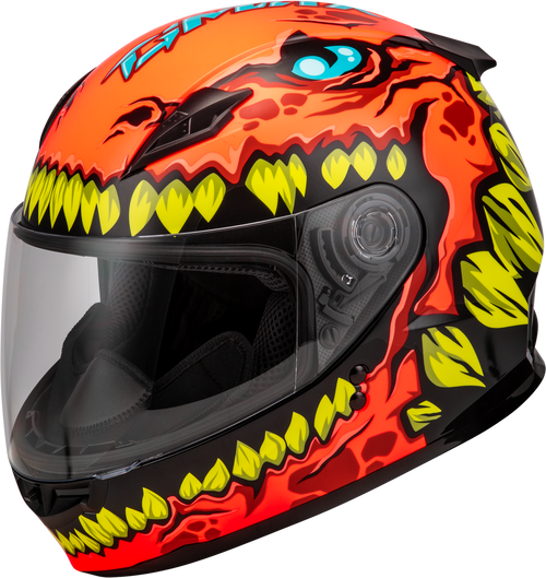 YOUTH GM-49Y DRAX HELMET ORANGE YL
