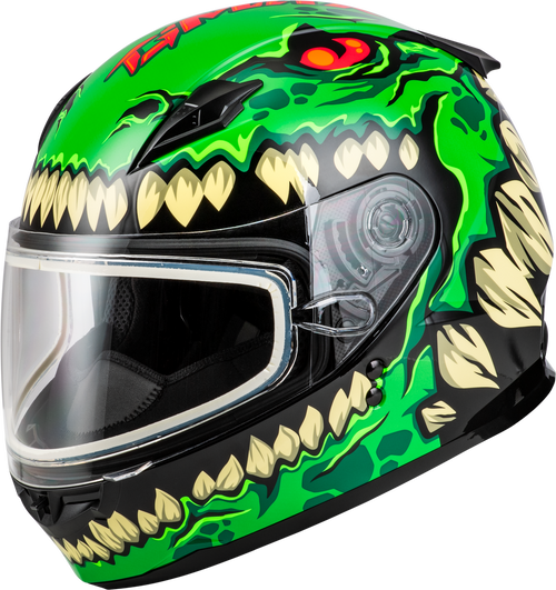 YOUTH GM-49Y DRAX SNOW HELMET GREEN YS