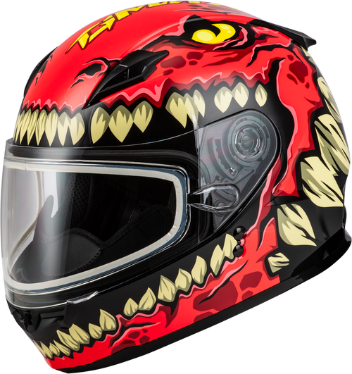 YOUTH GM-49Y DRAX SNOW HELMET RED YM