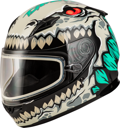 YOUTH GM-49Y DRAX SNOW HELMET SILVER YM