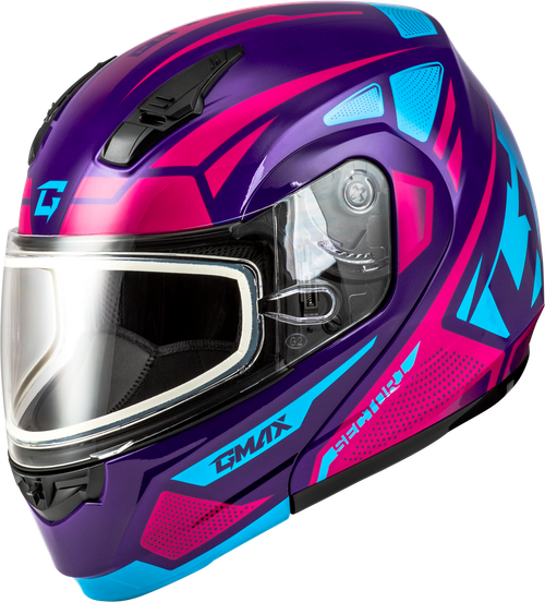 MD-04S SECTOR SNOW HELMET VIOLET/PINK LG