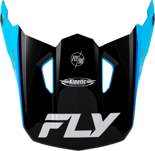KINETIC RALLY HELMET VISOR BLUE/BLACK/WHITE XL/2X