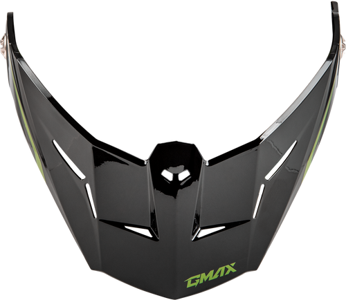MD-74 VISOR W/SCREWS SPECTRE BLACK/GREEN