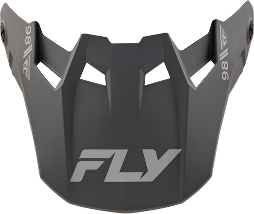 FORMULA CC OBJECTIVE VISOR MATTE BLACK/GREY YL/SM