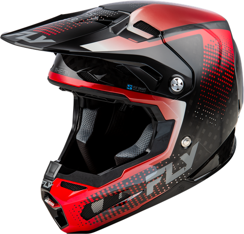 FORMULA S CARBON PROTOCOL HELMET BLACK CARBON/RED SM