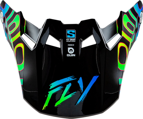 FORMULA S CARBON ZEN VISOR BLACK CARBON/BLUE/YELLOW XL/2X