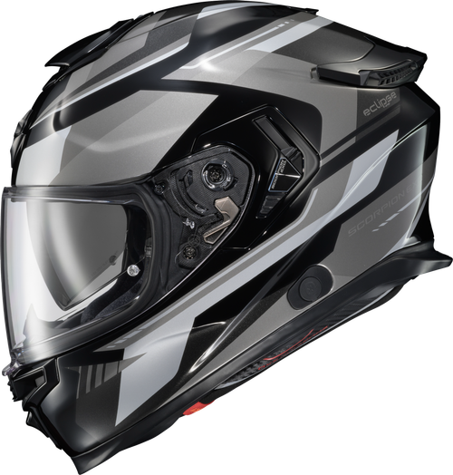 EXO-ECLIPSE FULL FACE HELMET LUNAR WHITE/BLACK LG