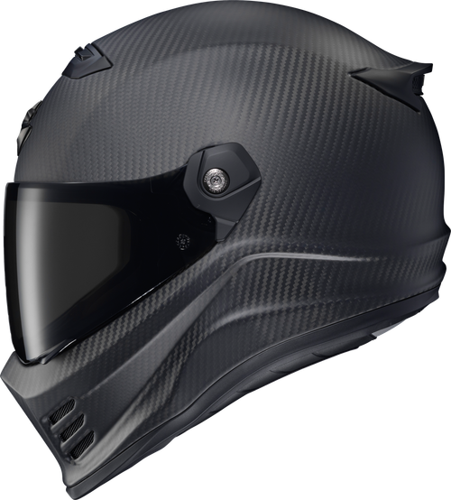 COVERT FX CARBON FULL FACE HELMET MATTE BLACK 2X