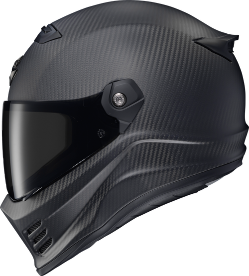 COVERT FX CARBON FULL FACE HELMET MATTE BLACK SM