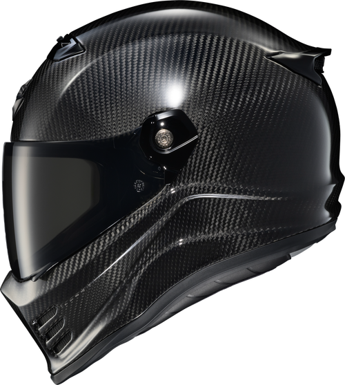 COVERT FX CARBON FULL FACE HELMET GLOSS BLACK MD