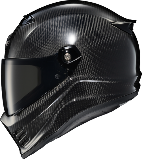 COVERT FX CARBON FULL FACE HELMET GLOSS BLACK LG