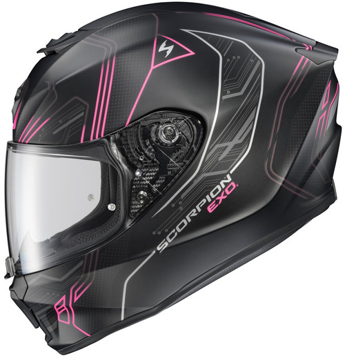 EXO-R330 FULL-FACE HELMET BENDR WHITE/PINK LG