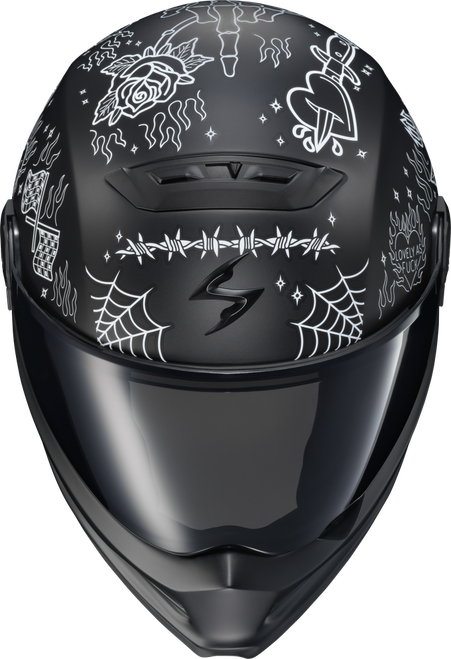 COVERT FX FULL FACE HELMET THE LITAS 2 BLACK LG
