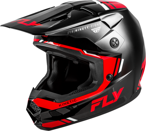 KINETIC VERDICT HELMET BLACK/RED/WHITE XS