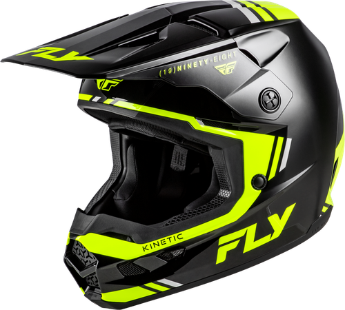 KINETIC VERDICT HELMET BLACK/HI-VIS/GREY MD