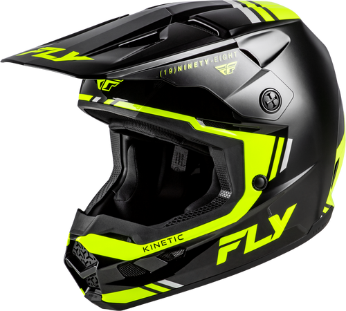 KINETIC VERDICT HELMET BLACK/HI-VIS/GREY XS