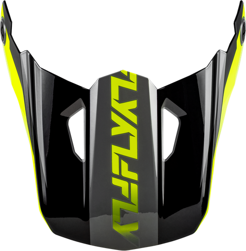 KINETIC CREST HELMET VISOR GREY/BLACK/HI-VIS XS/SM