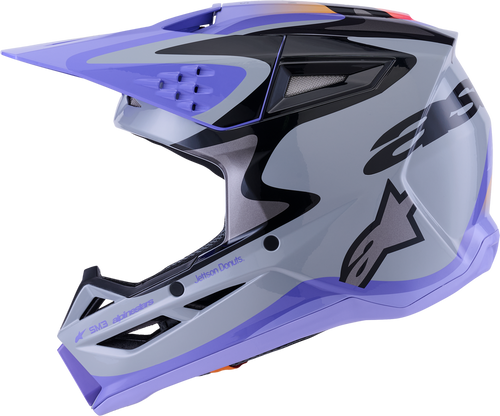 JETTSON SM3 HELMET GRY/PURP/BLK GLOSSY SM