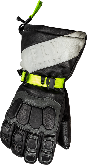 GLACIER GLOVES BLACK/GREY/HI-VIS 3X