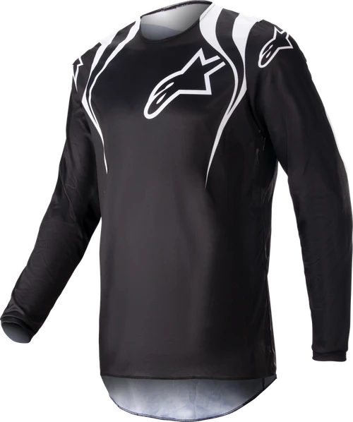 FLUID NARIN JERSEY BLACK/WHITE 2X