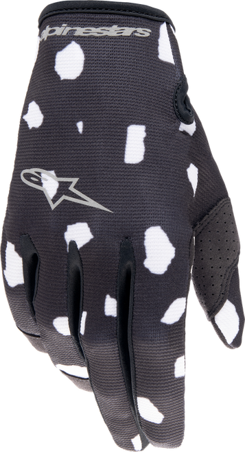 RADAR GLOVES BLACK/WHITE SM