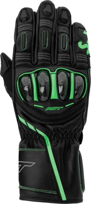 S1 CE GLOVE BLACK/GREY/NEON GREEN LG